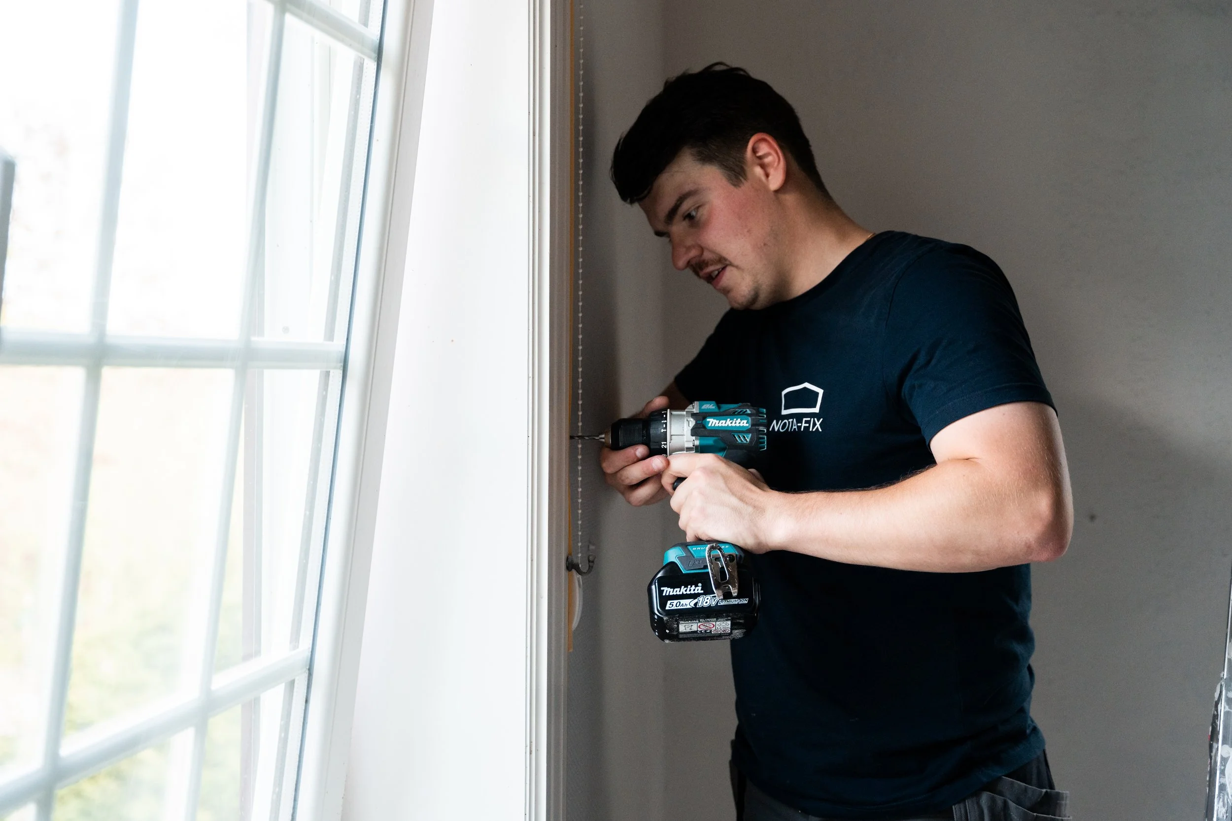 NOTA-FIX verkoopklaar specialisten aan het werk