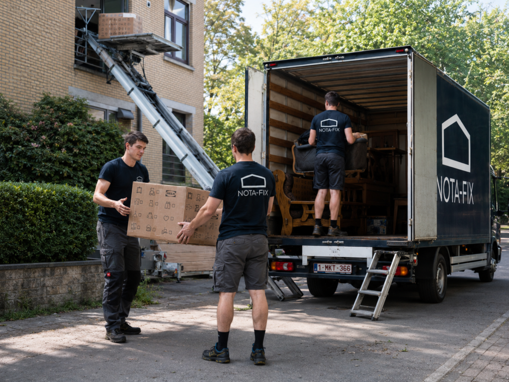Verhuisfirma Sint-Truiden, verhuis je inboedel met onze verhuislift en verhuiswagen