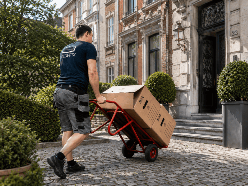 inboedel leegmaken leuven herenhuis